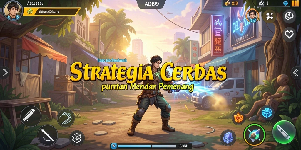 Tangkapan layar gameplay ADI99 yang menunjukkan momen strategis terbaik.