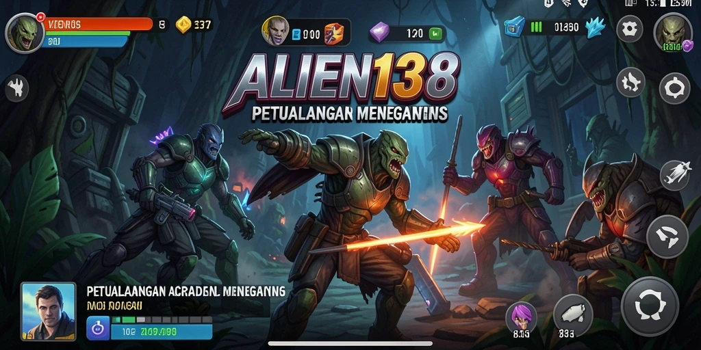 Tampilan gameplay seru dan menegangkan di ALIEN138.