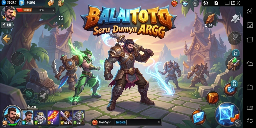 Gameplay seru BALAITOTO menampilkan aksi pertempuran yang mendalam.