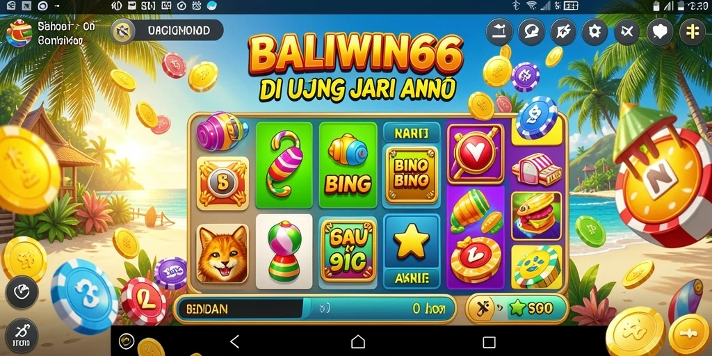 Tampilan menarik dari gameplay BALIWIN66 yang penuh warna.