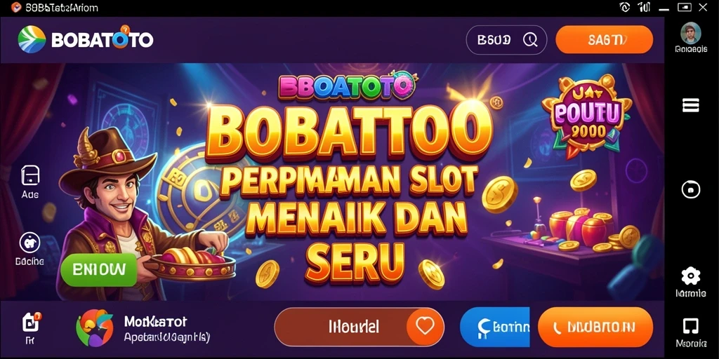 Tampilan gameplay seru dan menarik dari BOBATOTO.