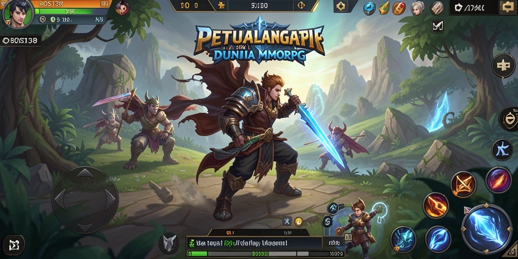 Menampilkan aksi mendebarkan dalam gameplay BOS138.