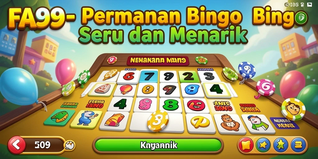 Tampilan menarik dalam gameplay Bingo yang seru dan interaktif.