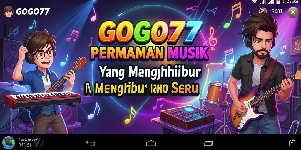 Tampilan gameplay GOGO77 yang dinamis dan penuh warna.
