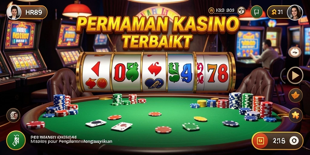 Tampilan gameplay seru dari permainan Kasino yang menampilkan keberuntungan dan strategi.