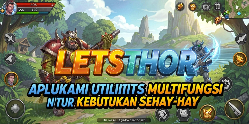 Tampilan antarmuka LETSTHOR yang sederhana dan fungsional
