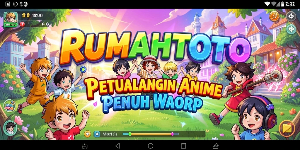 Screenshot RUMAHTOTO menampilkan aksi karakter anime dalam pertempuran yang seru.