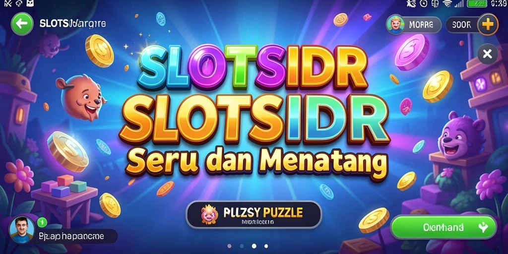 Tampilan gameplay seru SLOTSIDR yang menantang teka-teki.