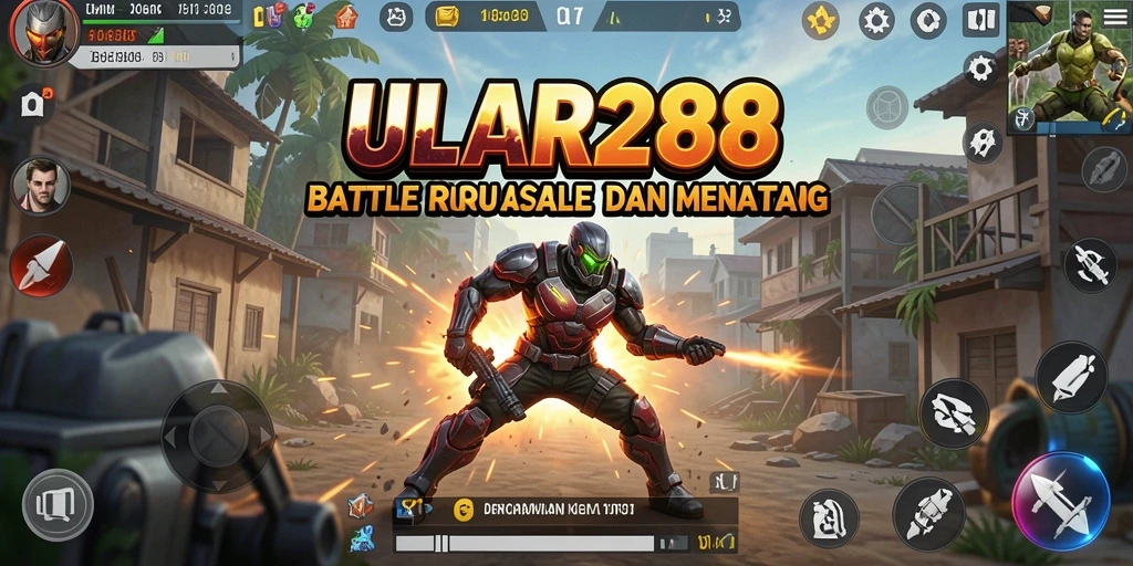 Tampilan gameplay intense di ULAR288 dengan pertempuran seru.